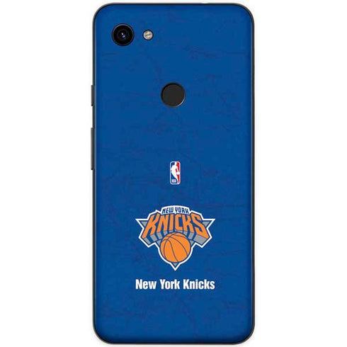 NBA New York Knicks Distressed Google Pixel 3a Skin